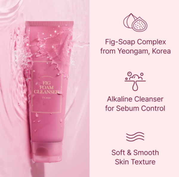 I'm from, Fig Foam Cleanser 150ml
غسول علاج المسام بالتين من ايم فروم - Image 2