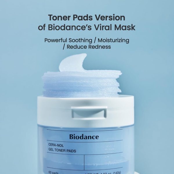 BIODANCE CERA-NOL GEL TONER PADS (60 PADS) - Image 2