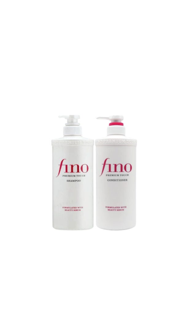 SHISEIDO FITIT FINO PREMIUM TOUCH MOIST SHAMPOO & CONDITIONER SET 550ML