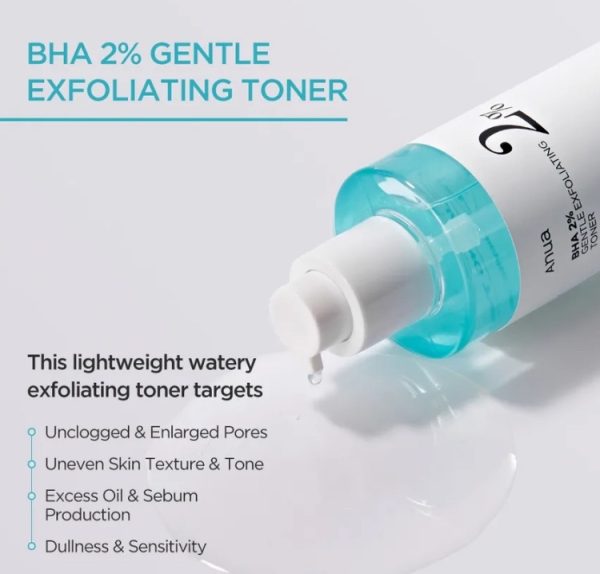 Anua, BHA 2% Gentle Exfoliating Toner 150ml - Image 2