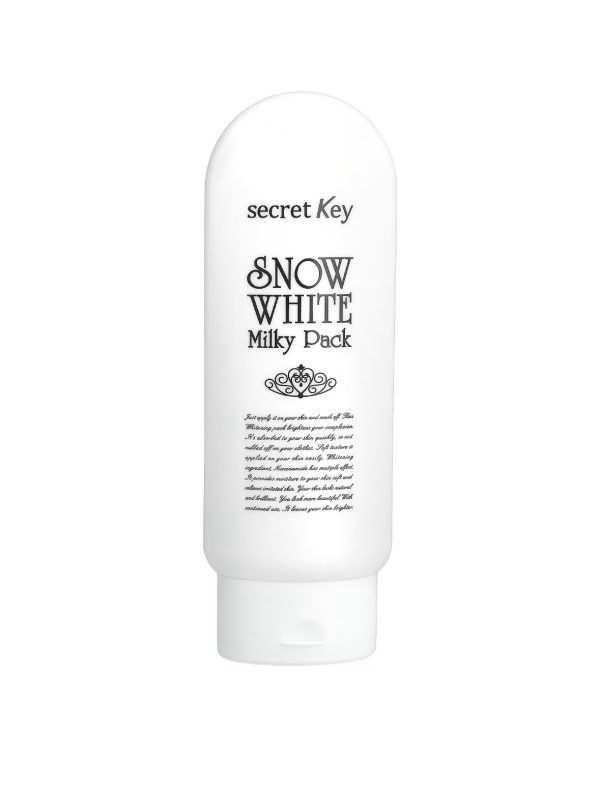 Secret Key snow white milky pack ( 200g ) 
سنو وايت كريم التبييض الفوري العلاجي