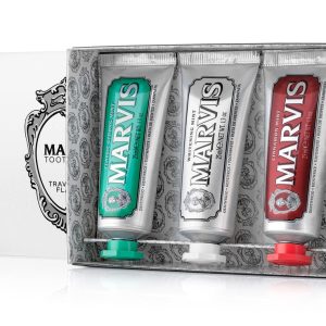 MARVIS TRAVEL TRIO CLEAR GIFT PACK