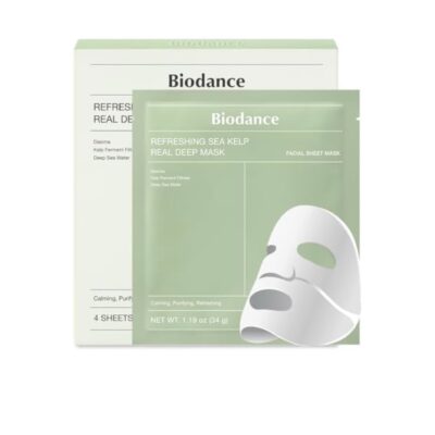 BIODANCE Refreshing Sea Kelp Real Deep Mask -4pcs