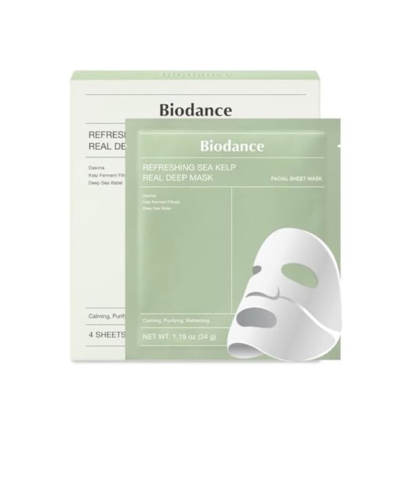 BIODANCE Refreshing Sea Kelp Real Deep Mask -4pcs