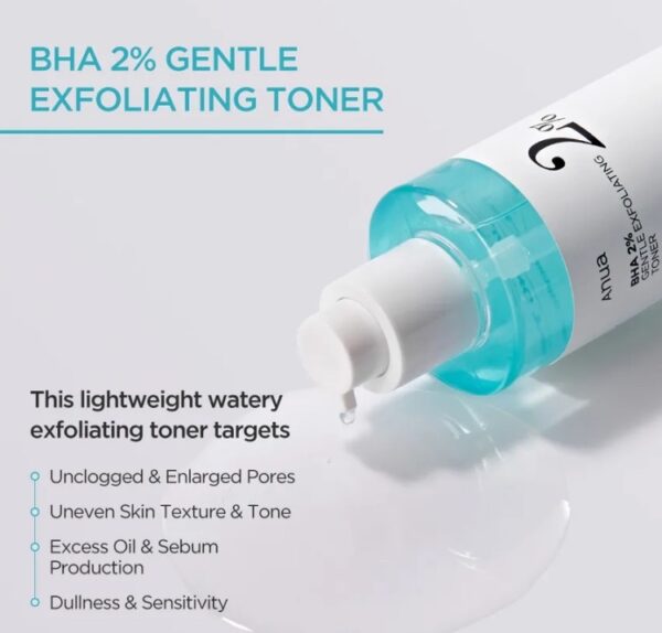Anua, BHA 2% Gentle Exfoliating Toner 150ml