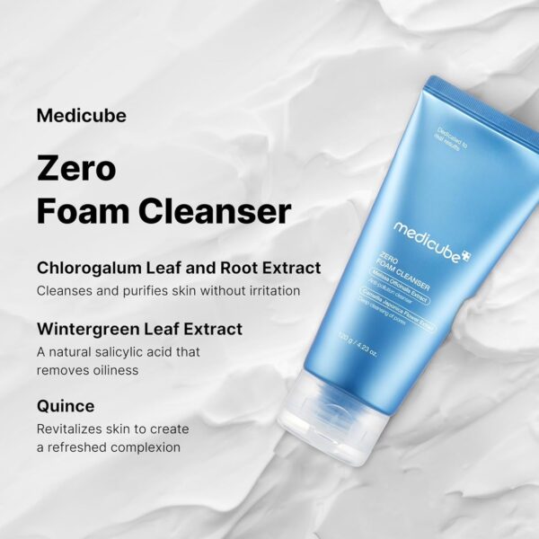medicube - Zero Foam Cleanser - 120ml