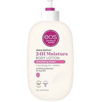 eos Shea Better Body Lotion – Strawberry Dream 473ml