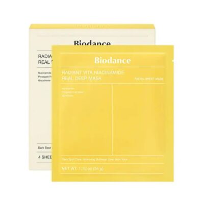 BIODANCE Vita Niacinamide Real Deep Mask - 4pcs kit