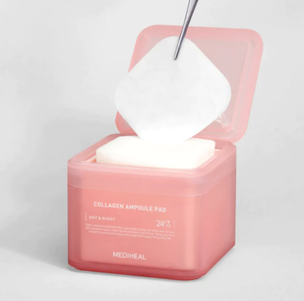 img_0814.png Mediheal, Collagen Ampoule Pads 100pcs مسحات ميدهيل بالكولاجين لترطيب مضاعف ونضارة