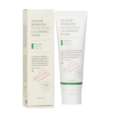 AXIS -Y, Sunday Morning Refreshing Cleansing Foam
غسول علاج التصبغات والحبوب واثار الحبوب من اكسز واي
