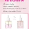 Cherry Blossom Double-Layer Cuticle Oil
Strengthening, Repair and moisturizing the nail .