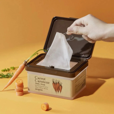 SKINFOOD - Carrot Carotene Daily Mask

سكين فود - أقنعة يومية بالجزر 30 ماسك