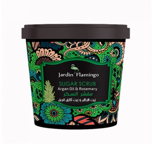 جاردن فلامنجو مقشر السكر بزيت الأركان واكليل الجبل 600 جرام