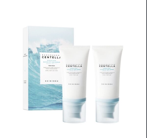 SKIN1004
Twin Pack Madagascar Centella Hyalu-Cica Water-Fit Sun Serum SPF50+ ( 2 pieces )