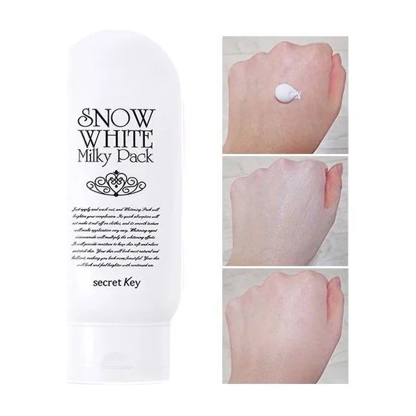 Secret Key snow white milky pack ( 200g ) 
سنو وايت كريم التبييض الفوري العلاجي