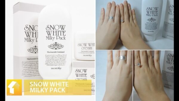 Secret Key snow white milky pack ( 200g ) 
سنو وايت كريم التبييض الفوري العلاجي
