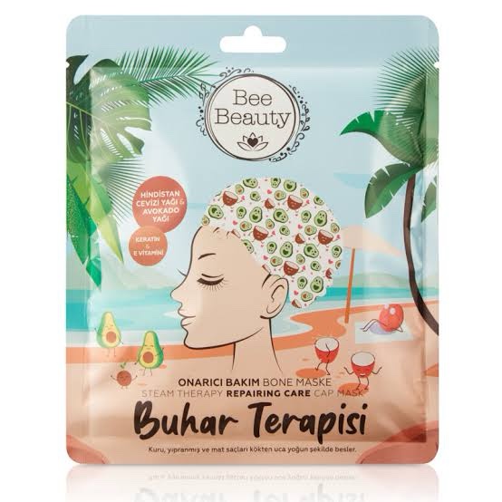 Bee Beauty Wonderfood Cocoa Steam Therapy cap hair mask