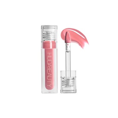 Huda Beauty FAUXFILLER Extra Shine Lip Gloss shade ( Sugar Baby )