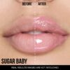 Huda Beauty FAUXFILLER Extra Shine Lip Gloss shade ( Sugar Baby )