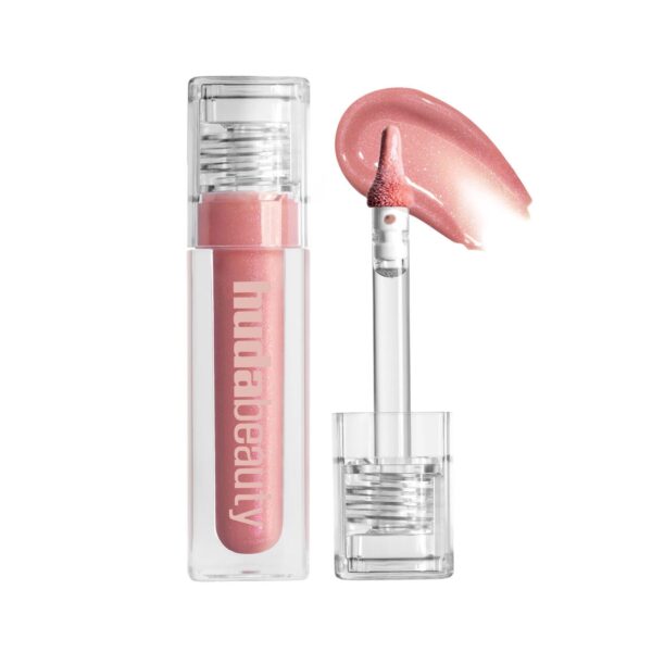 Huda Beauty Icy Nude FAUXFILLER Lip Gloss shade ( She Flirty )