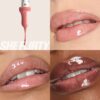 Huda Beauty Icy Nude FAUXFILLER Lip Gloss shade ( She Flirty )