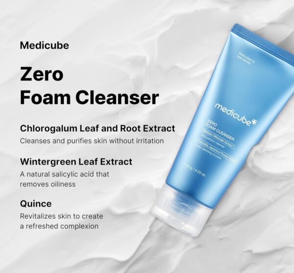 medicube - Zero Foam Cleanser - 120ml