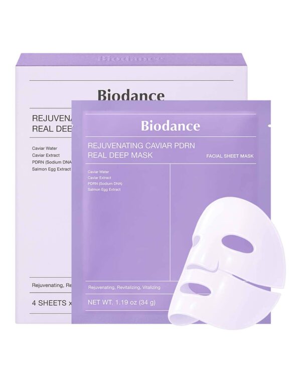 Biodance Rejuvenating Caviar PDRN Real Deep Mask 4pcs kit