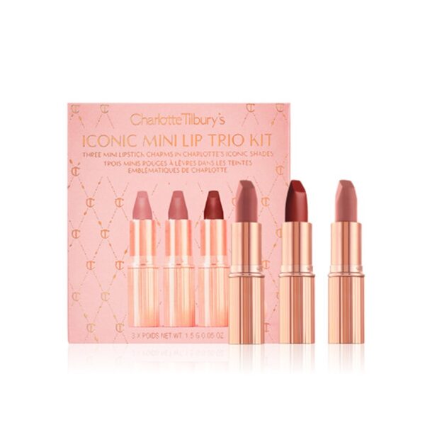 بكج أرواج ليب تريو من شارلوت تيلبيري - Charlotte Tilbury Mini Lipstick Set