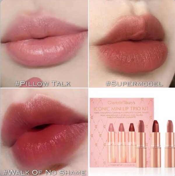 بكج أرواج ليب تريو من شارلوت تيلبيري - Charlotte Tilbury Mini Lipstick Set