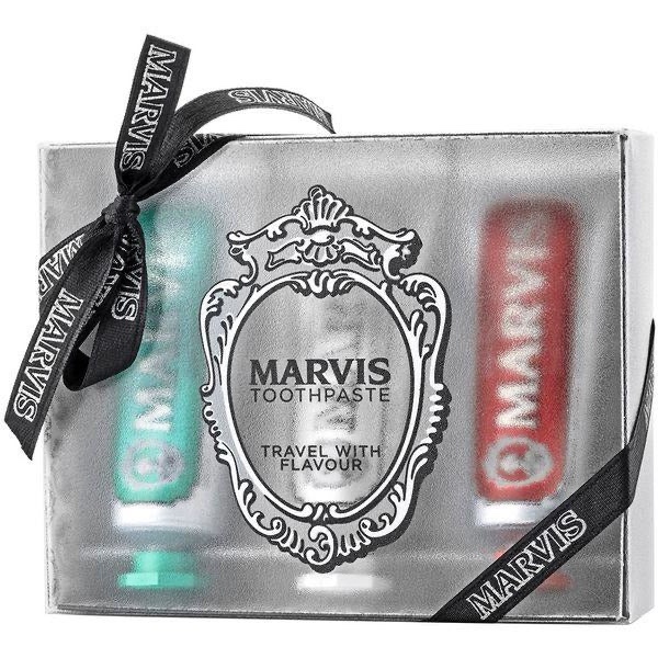MARVIS TRAVEL TRIO CLEAR GIFT PACK