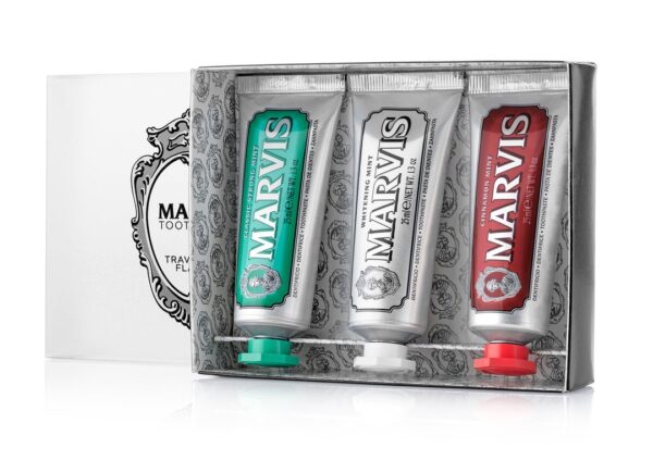 MARVIS TRAVEL TRIO CLEAR GIFT PACK