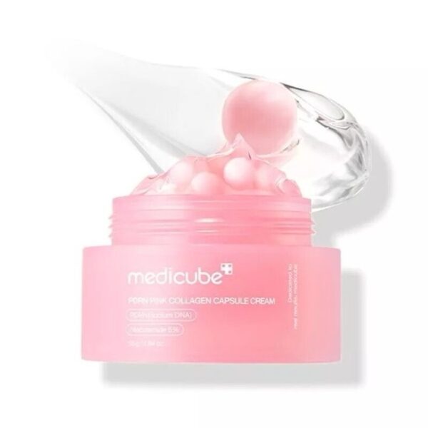Medicube PDRN Pink Collagen Capsule Cream  50ml كريم ميديكيوب كبسولات الكولاجين الوردي