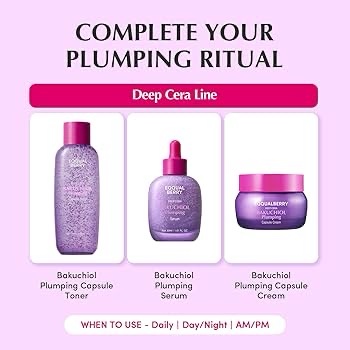 EQQUALBERRY – Bakuchiol Plumping Capsule Toner 150ml